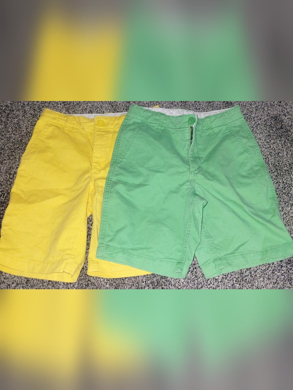 2 Pairs Of Boys Twill Shorts by GAP Size 10